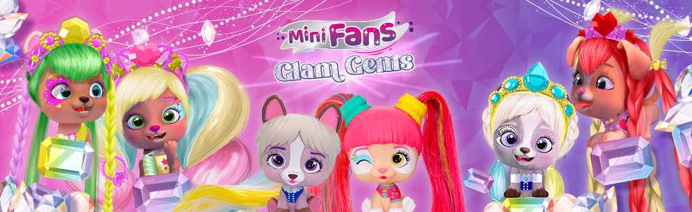MINI FANS GLAM GEMS