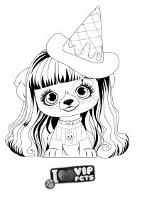 Vip Pets - Juliet coloring Sheet #2 - thumbnail
