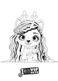 Vip Pets - Nyla coloring sheet # 1