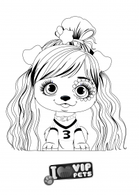 Vip Pets - Taylor coloring sheet 
